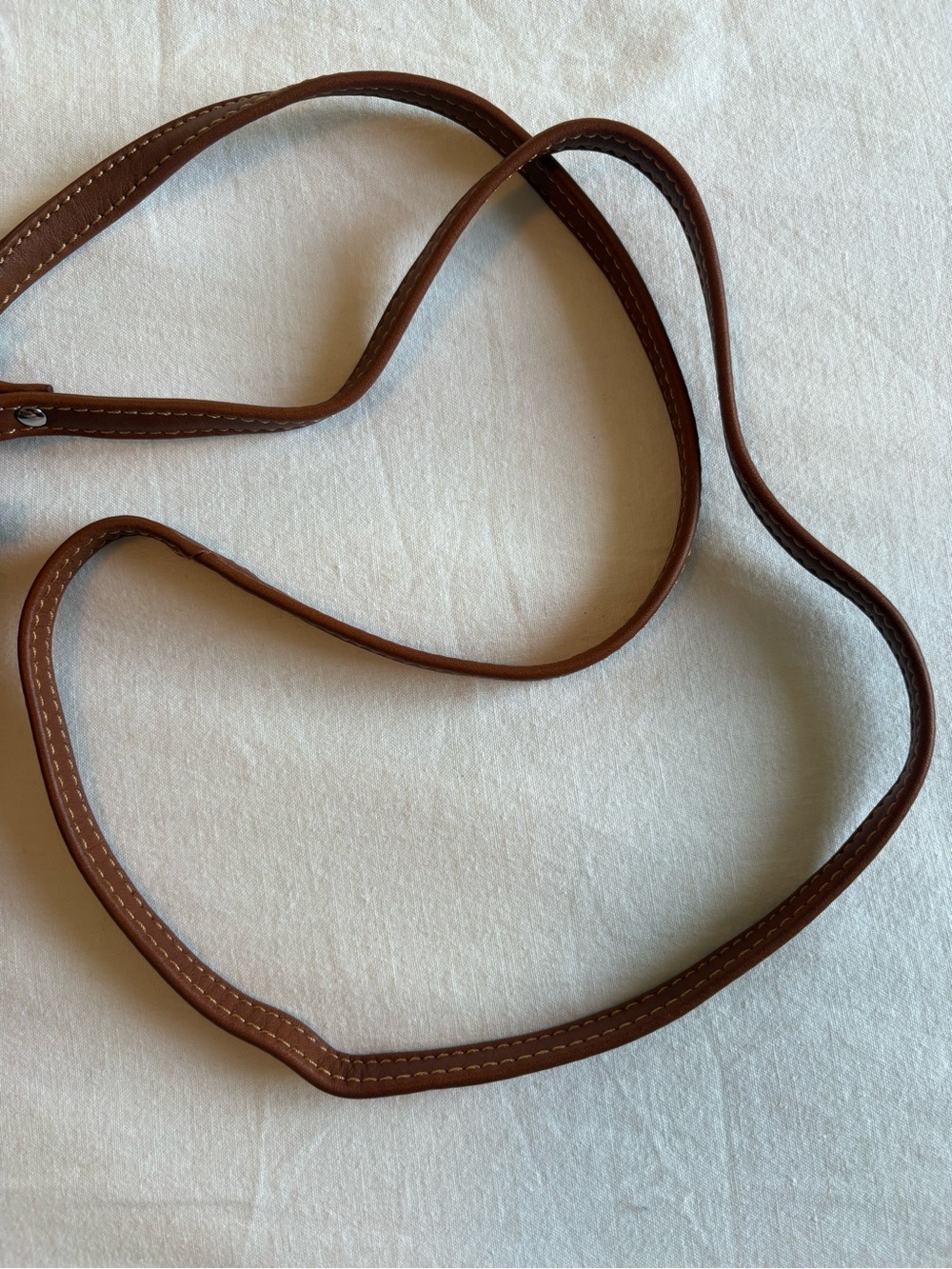 The Trend Italy Genuine Leather Multi-Pocket Organizer Crossbody Bag – Cognac - Picture 3 of 10